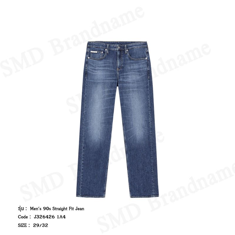 Calvin Klein Jeans กางเกงยีนส์ผู้ชาย รุ่น Men's 90s Straight Fit Jean Code: J326426 1A4 | Shopee Thailand