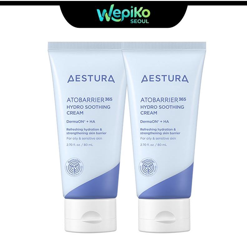[แพ็คคู่ราคาพิเศษ] AESTURA Atobarrier 365 Hydro Soothing Cream 80ml x2