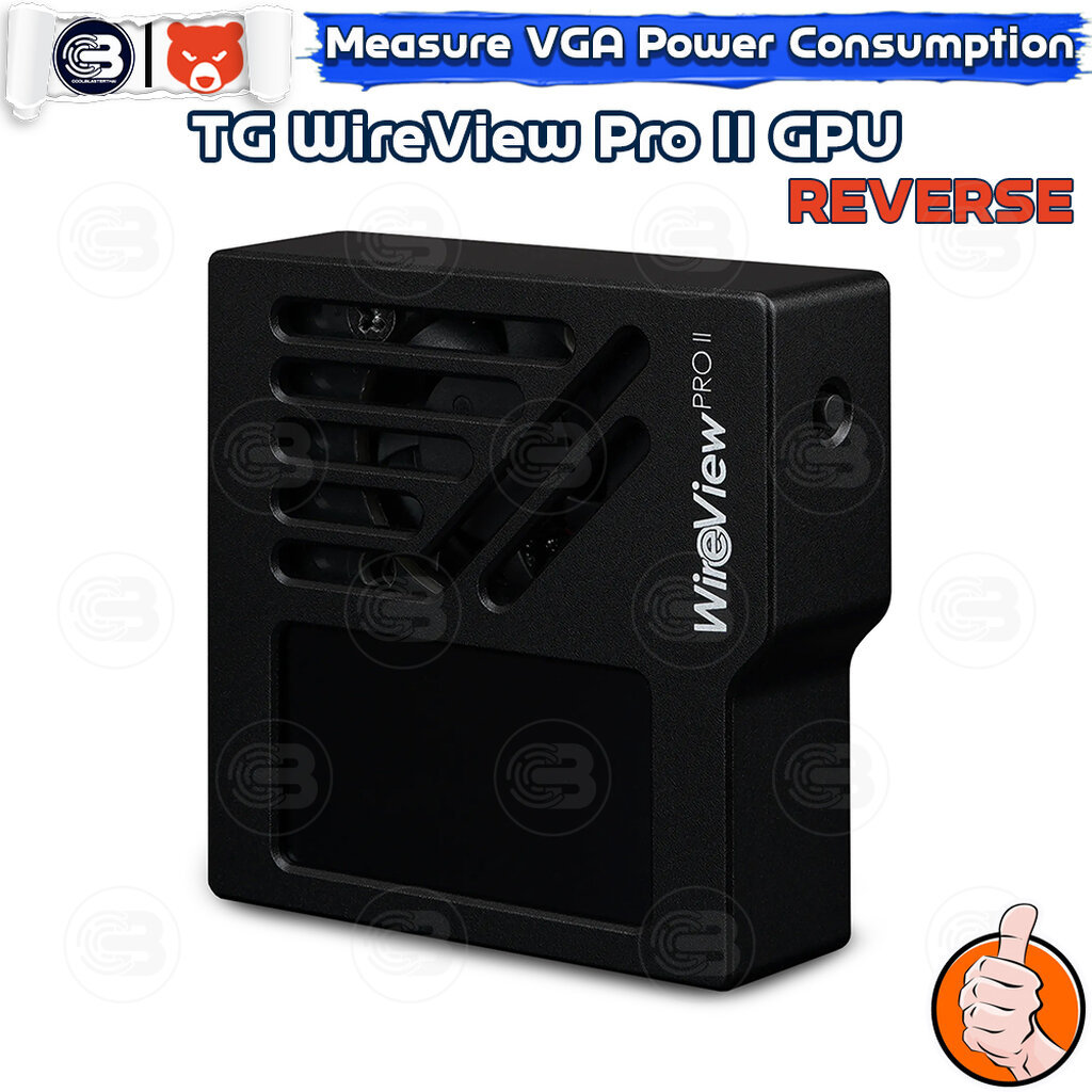 [CoolBlasterThai] THERMAL GRIZZLY WireView Pro II GPU Reverse (TG-WV-P2-H19R) GPU Power Consumption TFT-IPS Display (...