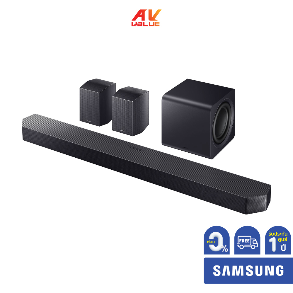 Samsung HW-Q990F - 11.1.4 ch Dolby Atmos Soundbar (2025) (ซาวด์บาร์) ** ผ่อน 0% ** | Shopee Thailand