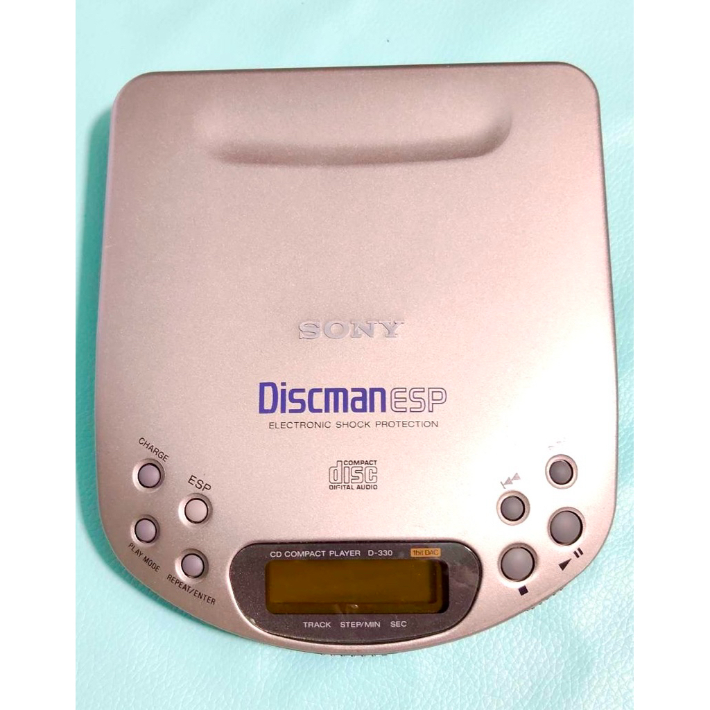 เครื่องเล่นcdพกพาวินเทจ Sony Discman D-330 | 1bit DAC | ESP กันสะเทือน | Mega Bass | Made in Japan พร้อมใช้งาน เสียงดี | Shopee Thailand