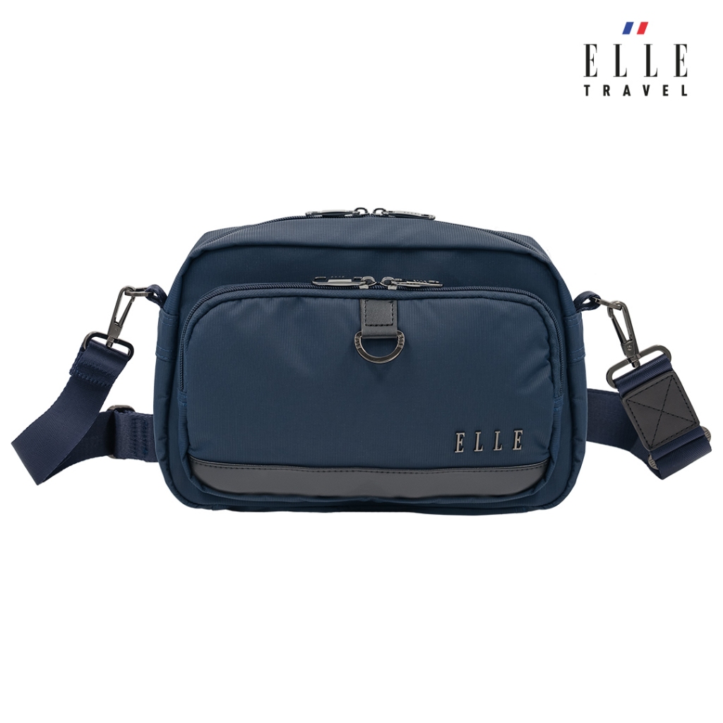 ELLE Travel Bags Series100%Recycled Nylon Mipan Regan กระเป๋าสะพายข้างแนวนอน น้ำหนักเบาและทนทาน #Item83513 | Shopee Thailand