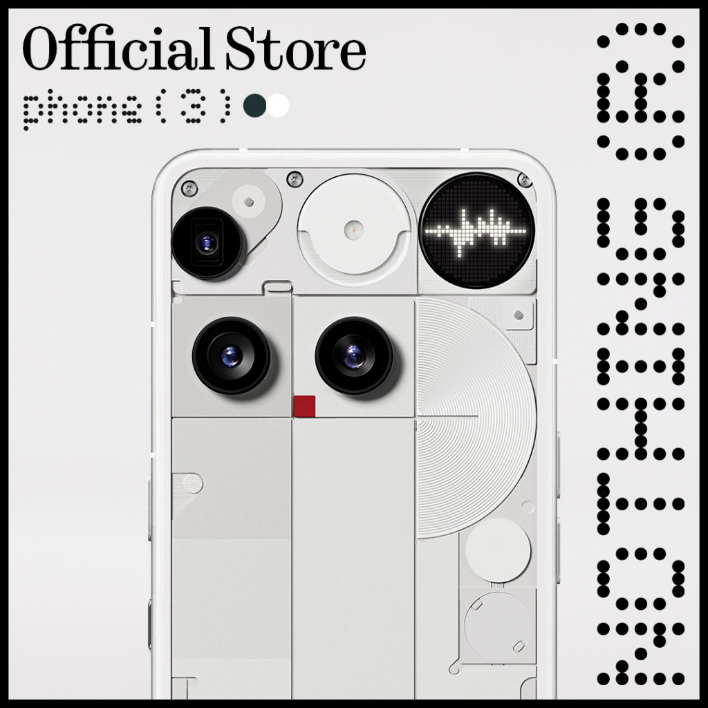 Nothing Phone (3) (12+256GB) (5G) มือถือ Smartphone | Glyph Matrix | Essential Space | 4x50MP | Snapdragon 8s Gen 4 | Shopee Thailand