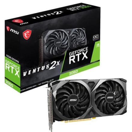 MSI GeForce RTX 3060 Ventus 2X 12GB GDDR6 (LHR) | Shopee Thailand