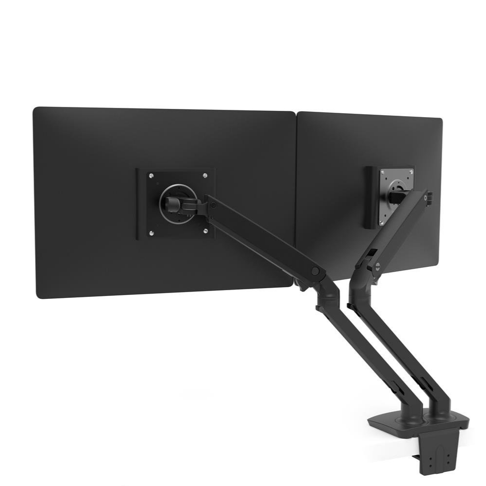 Ergotron MXV Desk Mount Dual Monitor Arm (matte black) 45-496-224 | Shopee Thailand