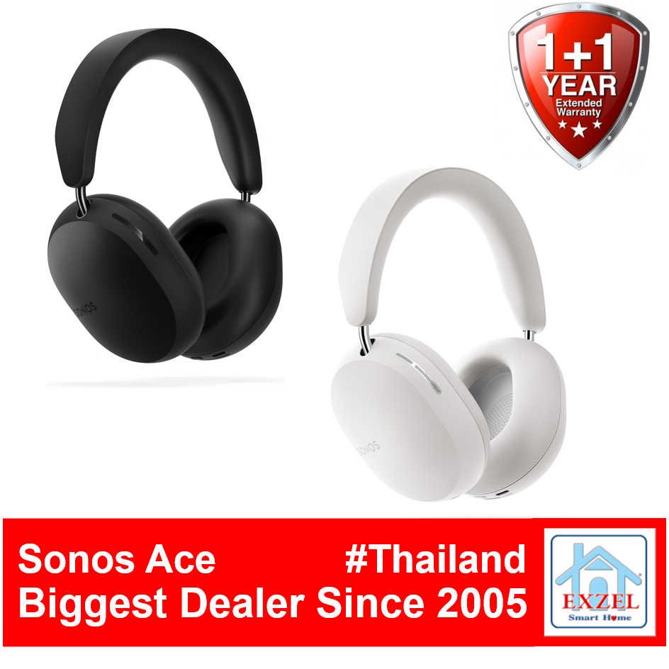 Sonos Ace หูฟัง Sonos ไร้สาย | Sonos Headphones | 2Yr Warranty | Wireless Headphone Spatial Audio, Noise Cancelling | Shopee Thailand