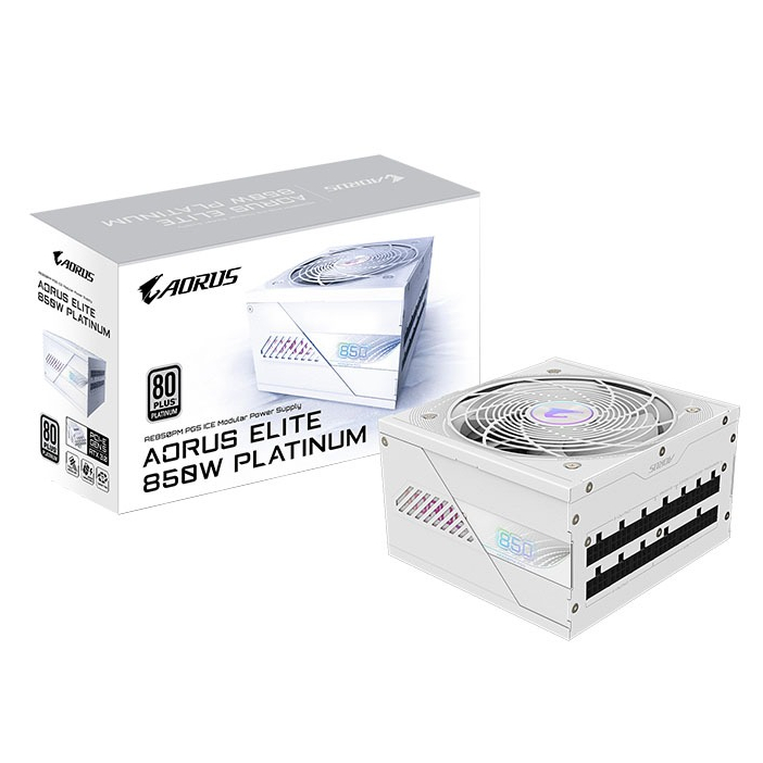 AORUS ELITE P850W (80+ Platinum) Modular PCIe 5.0 ICE (GP-AE850PM PG5 ICE) (GP-AE850PM PG5) | Shopee Thailand