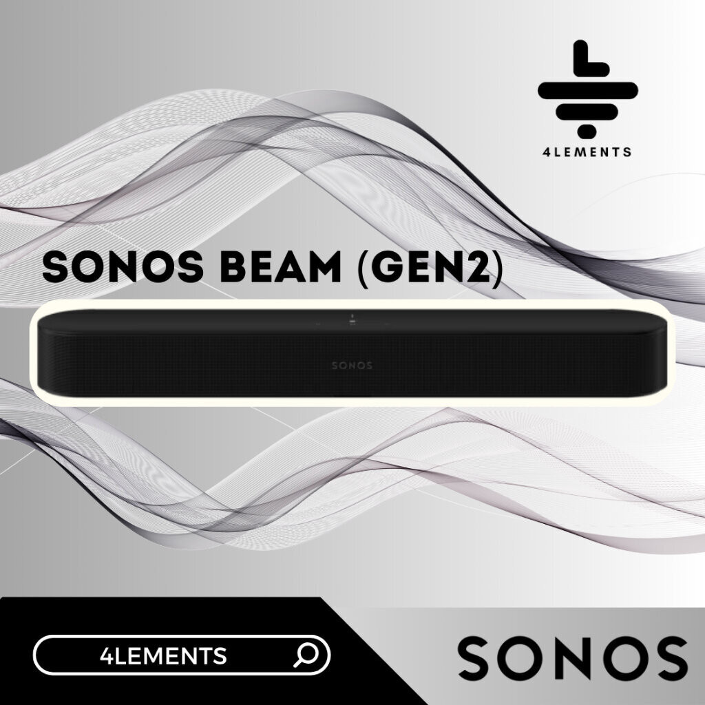 (พร้อมส่ง) SONOS BEAM GEN 2 - BLACK (THAI WARRANTY) (ลำโพงบลูทูธ) (โซนอส) (ของแท้) (ประกันศูนย์ไทย) (BY IMMERZIV) | Shopee Thailand
