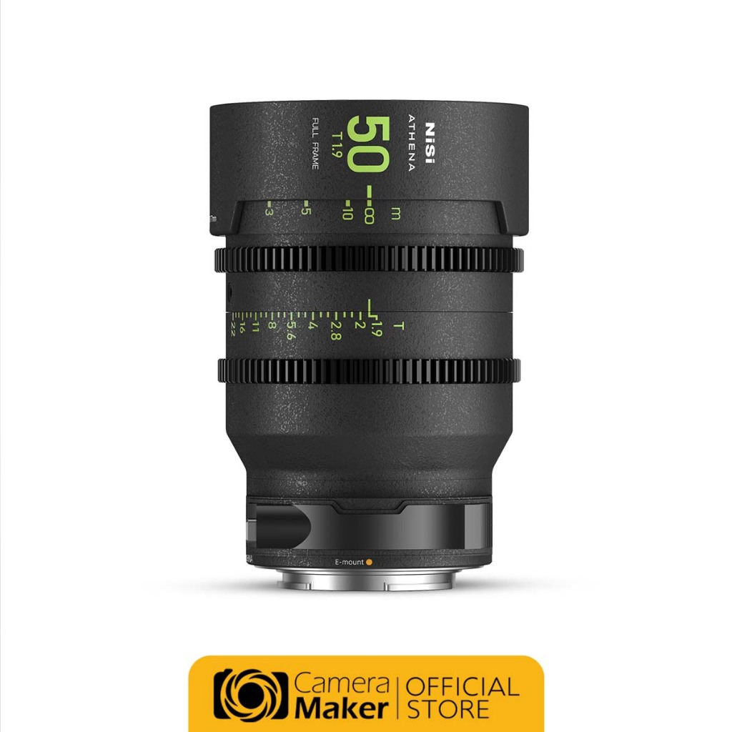 Pre - Order : NISI ATHENA (CINEMA) 50MM T1.9 (ประกันศูนย์) เลนส์ซีนีม่าเกรดโปร สำหรับงานซีนีม่า | Shopee Thailand