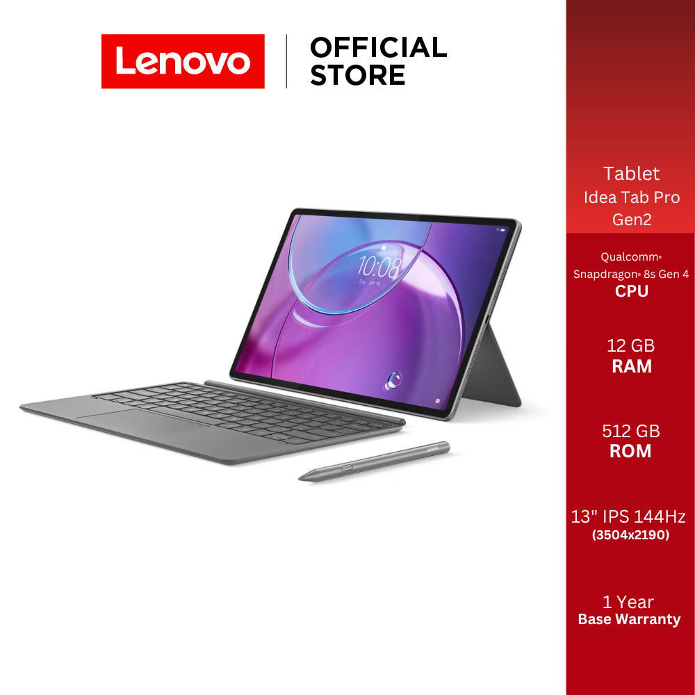 Lenovo Idea Tab Pro Gen2(ZAHD0576TH)Tablet Qualcomm Snapdragon 8s Gen 4 RAM 12GB ROM 512GB 13" IPS