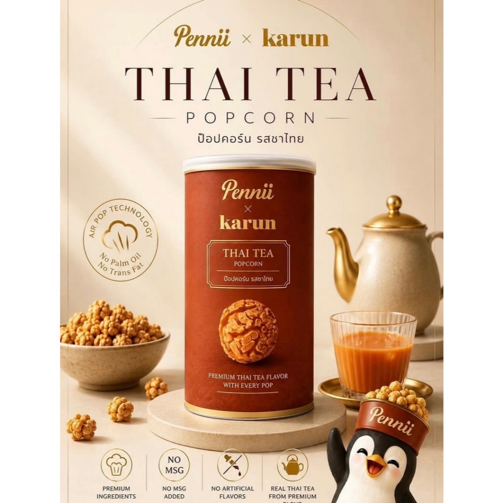 Pennii popcorn รสชาไทย (PENNII X KARUN) | Shopee Thailand