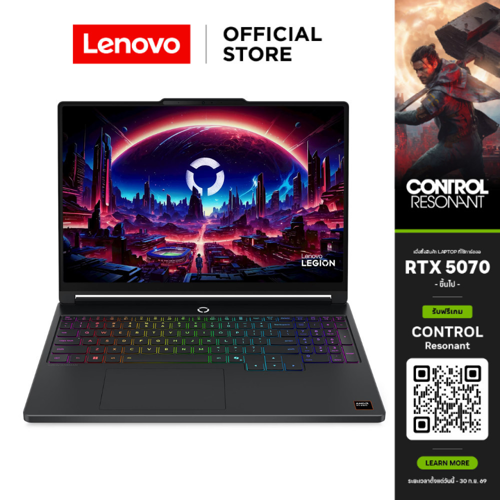 Lenovo Legion 5 15AHP11(83Q70069TA)Notebook Ryzen 7 250 RTX 5060 RAM 16GB SSD 512GB 15.3" OLED | AI-Powered Gaming PC
