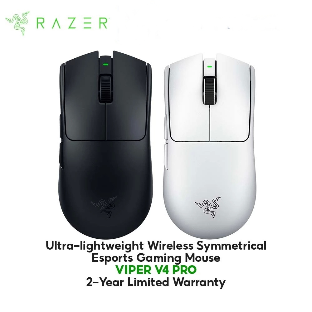 Razer Viper V4 Pro Wireless Esports Gaming Mouse – เมาส์เกมมิ่งไร้สาย 50g Ultra Lightweight, 50K DPI Optical Sensor | Shopee Thailand