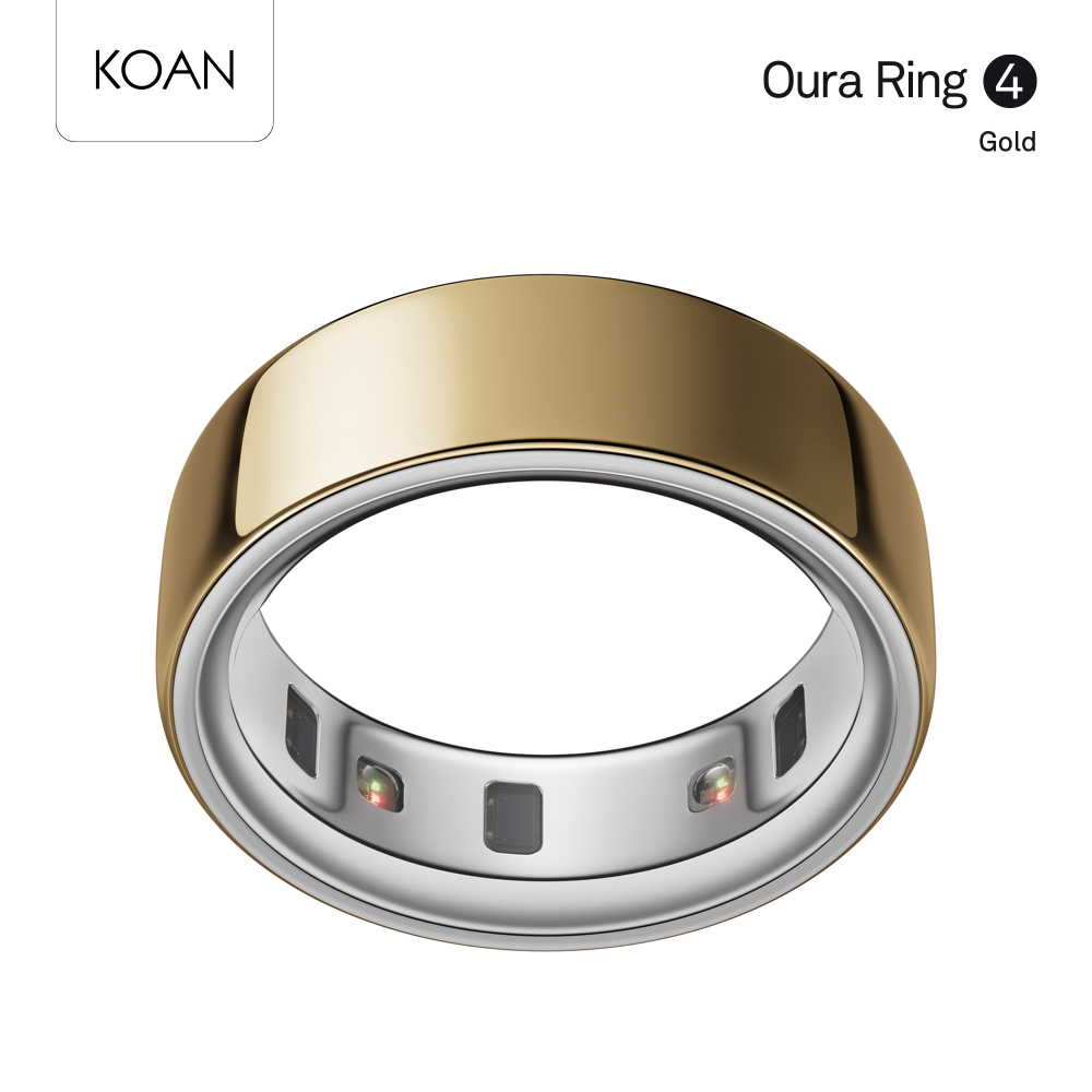 Oura Ring 4 แหวนอัจฉริยะ Smart Ring - แหวนติดตามสุขภาพ สีทอง / Gold