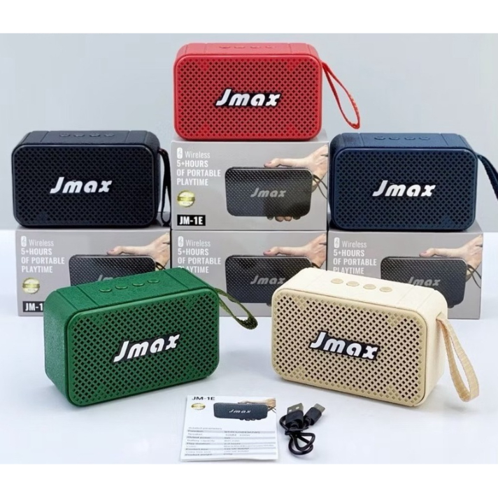 JMAX ลำโพงบลูทูธ JM-1E 5W ไร้สาย ขนาดเล็ก Bluetooth 5.1 พกพาง่าย มีสายหิ้ว ใช้งานทุกที่