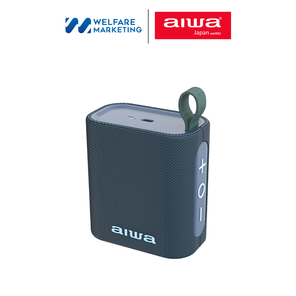 [ผ่อน 0%] AIWA Snap Mini Bluetooth Speaker ลำโพงบลูทูธพกพามินิ กันน้ำระดับ IPX7 | Shopee Thailand