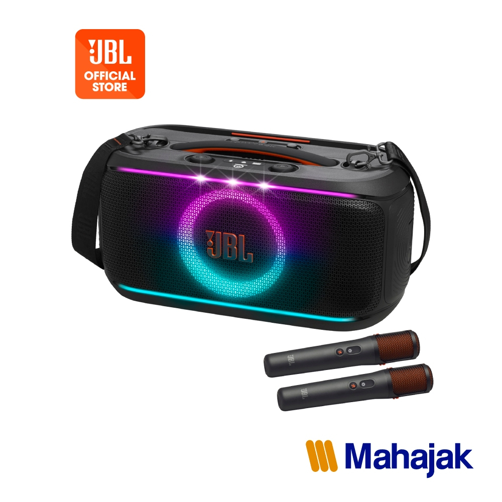 [NEW ARRIVAL] JBL PartyBox On-The-Go 2 Plus ลำโพงปาร์ตี้แบบพกพา ไมโครโฟนไร้สาย 2 ตัว | Shopee Thailand