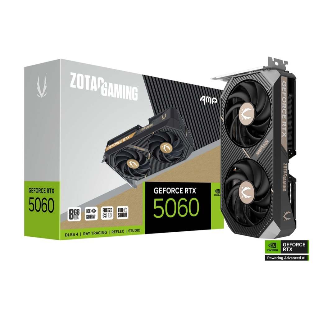 ZOTAC GAMING GeForce RTX 5060 AMP (การ์ดจอ) | Shopee Thailand