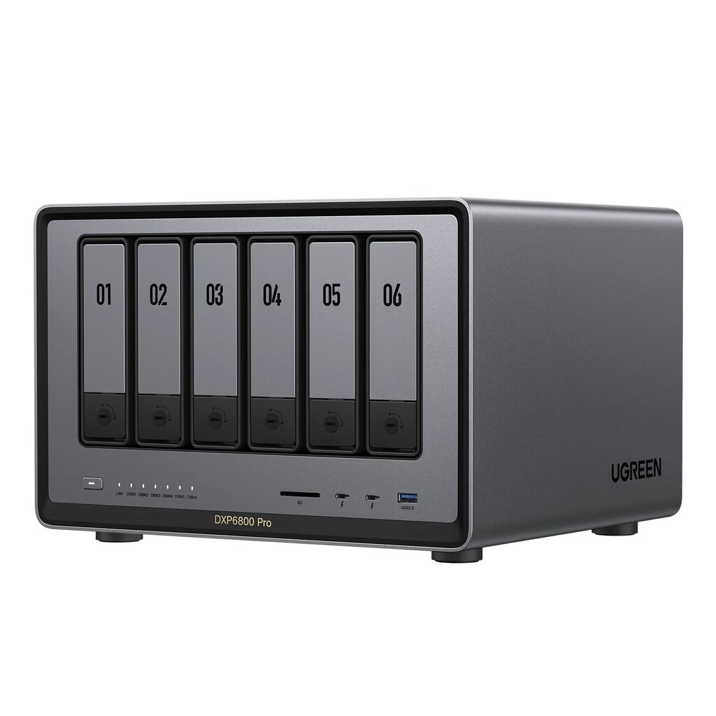 UGREEN NASync DXP6800 Pro (6-Bay Dual 10GbE NAS) ประกันไทย 3 ปี (ไม่รวม HDD) | Shopee Thailand