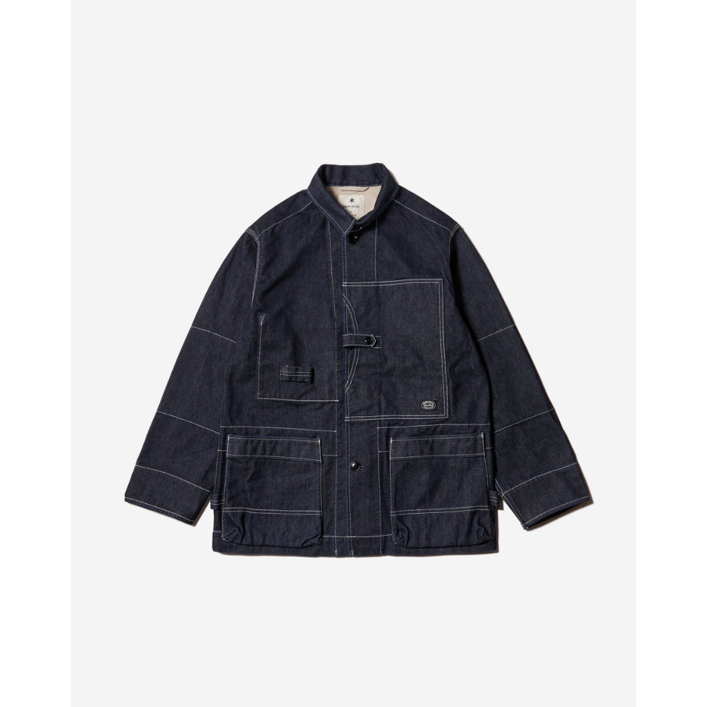 SNOW PEAK - Takibi Denim Jacket - Indigo (Size M) | Shopee Thailand