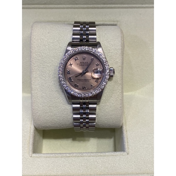 Rolex Datejust Lady 26มิล หน้าแชมเปญโรมันขอบเพชร | Shopee Thailand