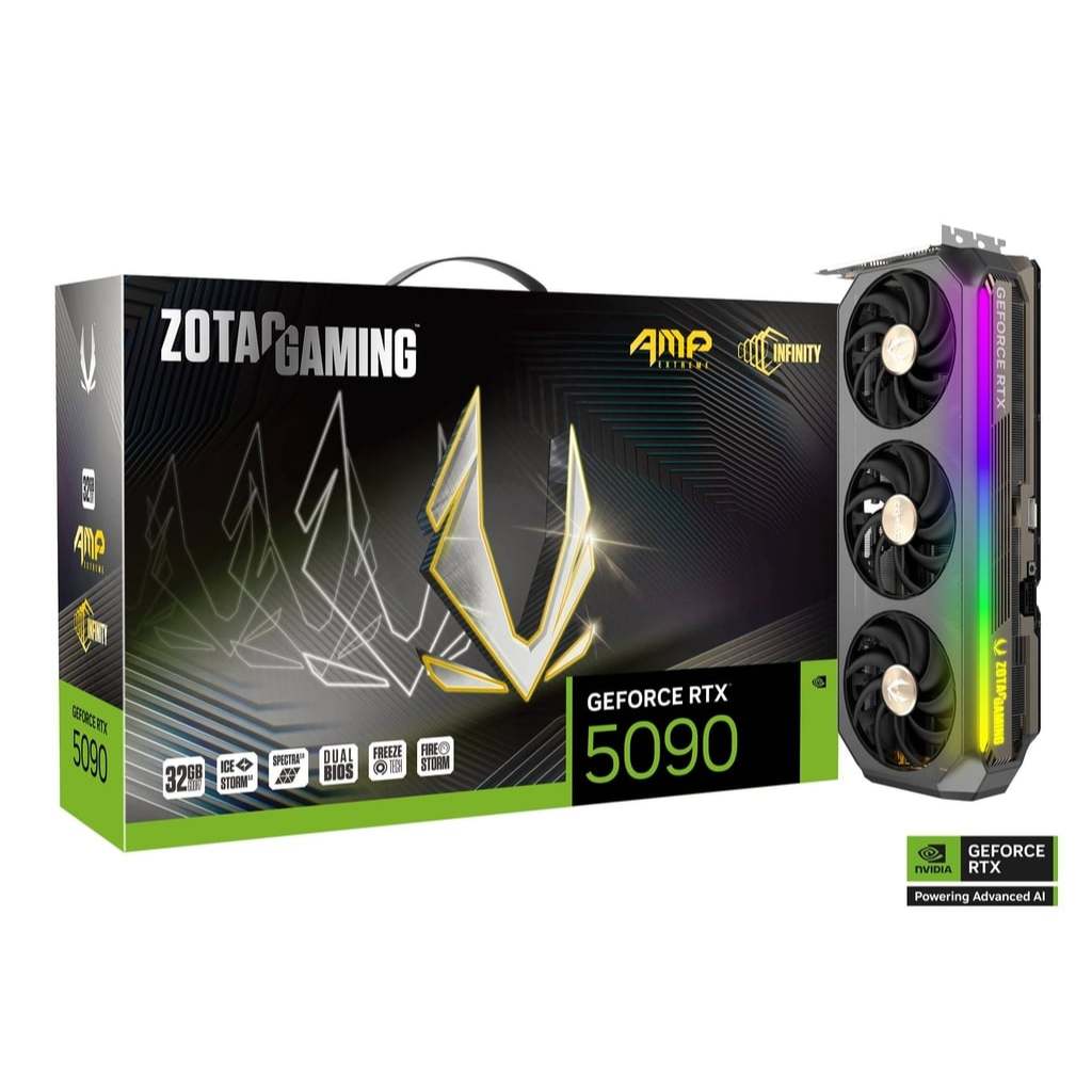 ZOTAC GAMING GeForce RTX 5090 AMP Extreme INFINITY (การ์ดจอ) | Shopee Thailand