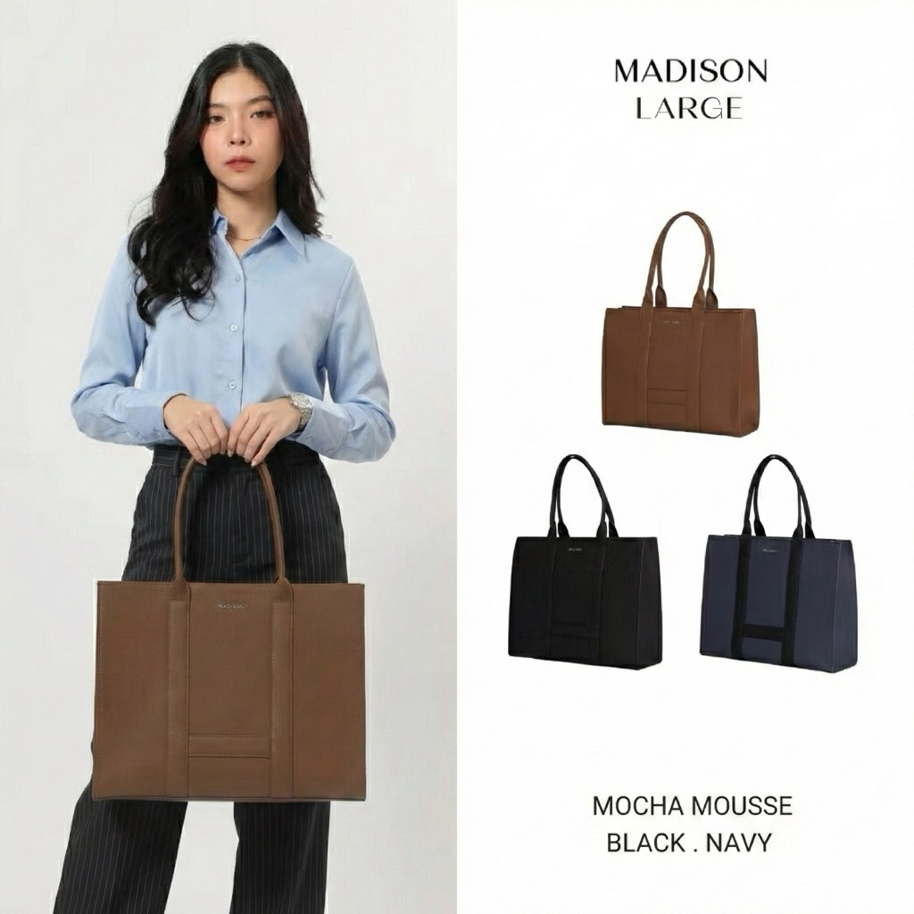 ABDSTORE | Madison Tote Bag - Large By Ambassador 8137 | Shopee Thailand