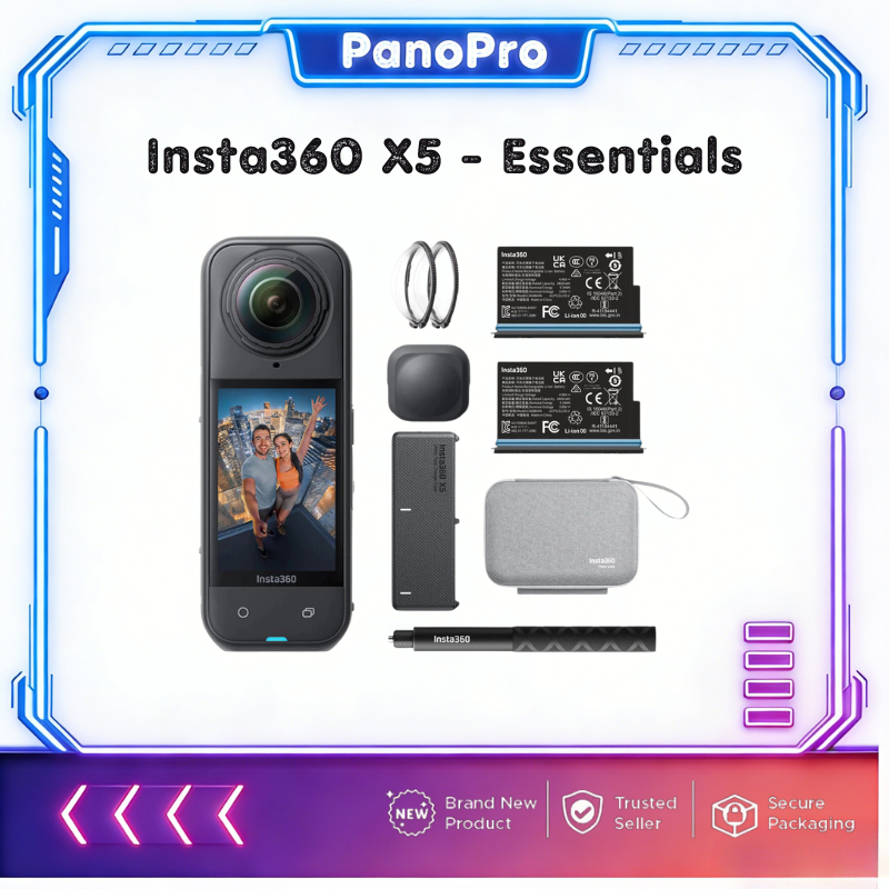Insta360 X5 - Essentials bundle Action Camera - 8K Resolution - Superior Low Light Quality | Shopee Thailand