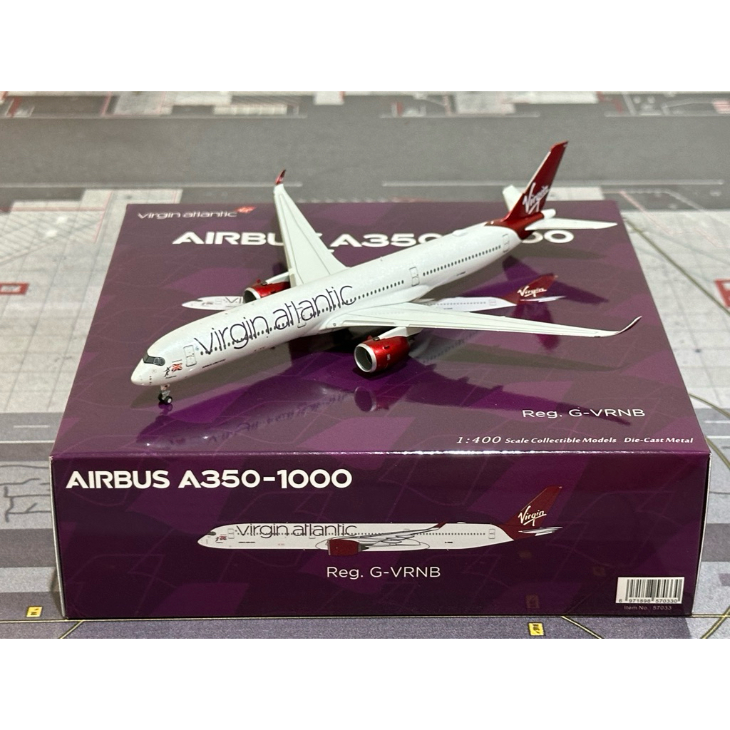 โมเดลเครื่องบิน Virgin Atlantic A350-1000 G-VRNB Scale 1:400 By NG Model | Shopee Thailand