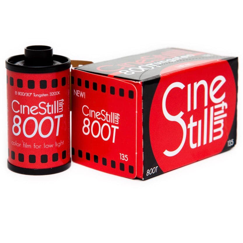 ฟิล์มสี CineStill 800 Tungsten 35mm 36exp Color Film 135 ฟิล์มหนัง ฟิล์ม 800T