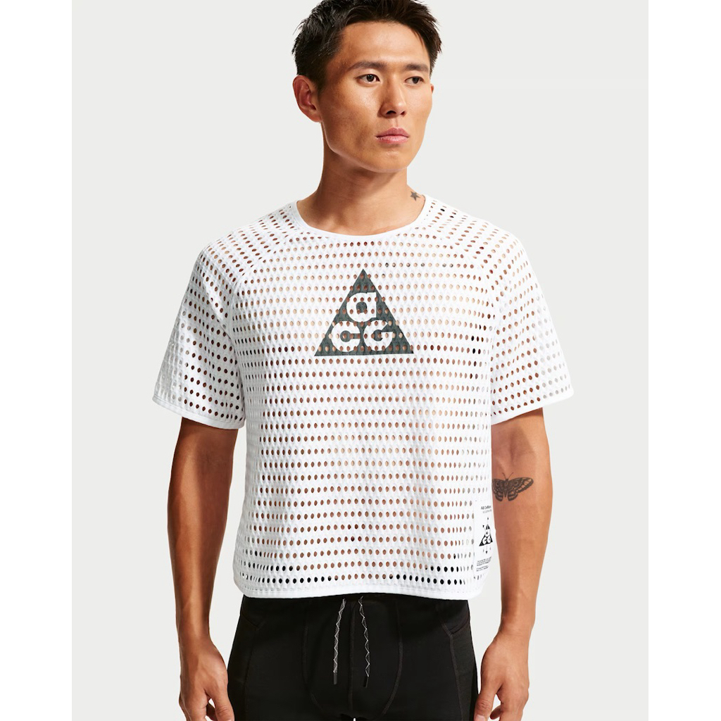 เสื้อวิ่ง Nike ACG Radical AirFlow เสื้อวิ่งเทรลแขนสั้นผู้ชาย Dri-FIT สีขาว [ของแท้ 💯%] พร้อมส่ง🔥 | Shopee Thailand
