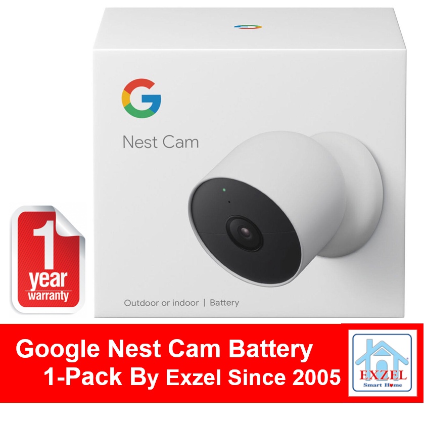 Google Nest Cam | Outdoor or Indoor | Battery | Fast 1 Day Ship from Bangkok | 1 Year Warranty | Google Camera | Shopee Thailand