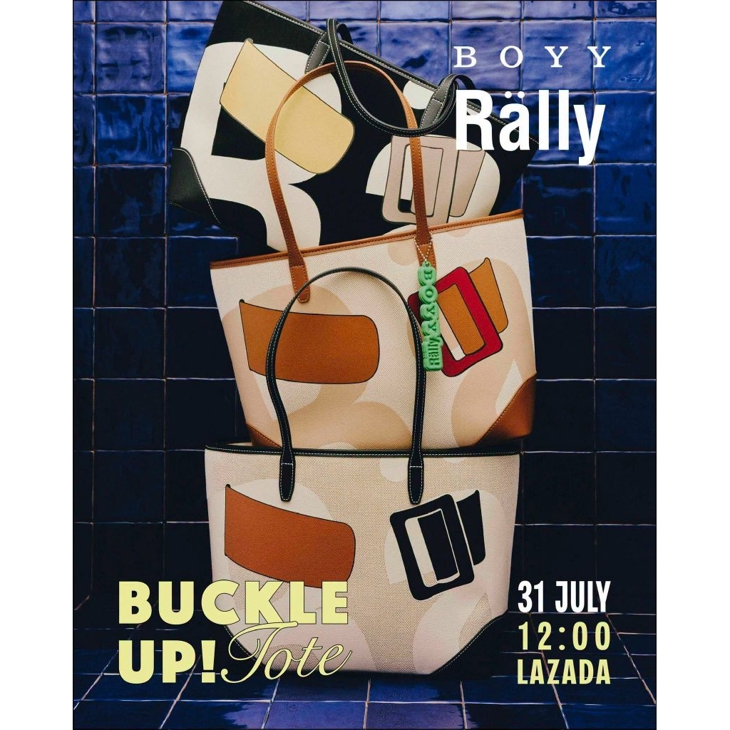[รับประกันของแท้💯🔥]Rally x Boyy Buckle Up! Tote'🧳🤜🏻🤛🏻🔥รอบออนไลน์ 31/7/69🔥