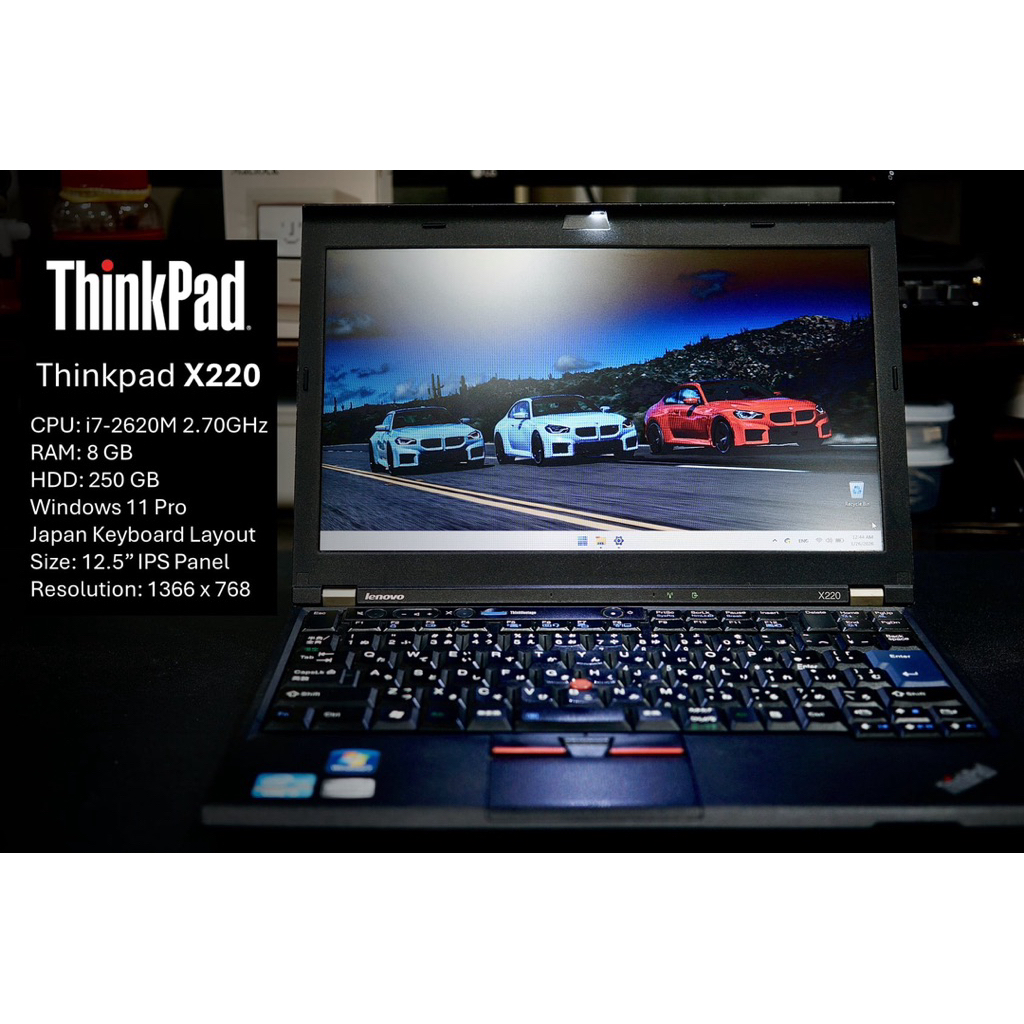 Lenovo Thinkpad X220 รุ่นตำนาน Spec ตัวท็อป CTO RAM 8GB | SSD 512GB ยังใช้งานได้สบายๆ | Shopee Thailand