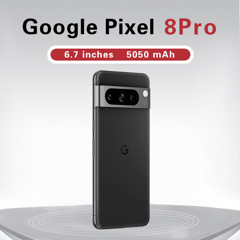 Google Pixel 8 Pro โทรศัพท์มือถือใหม่เอี่ยม 6.7 นิ้วเดิม 12+128GB กันน้ํา Google Tensor G3 ครบชุด