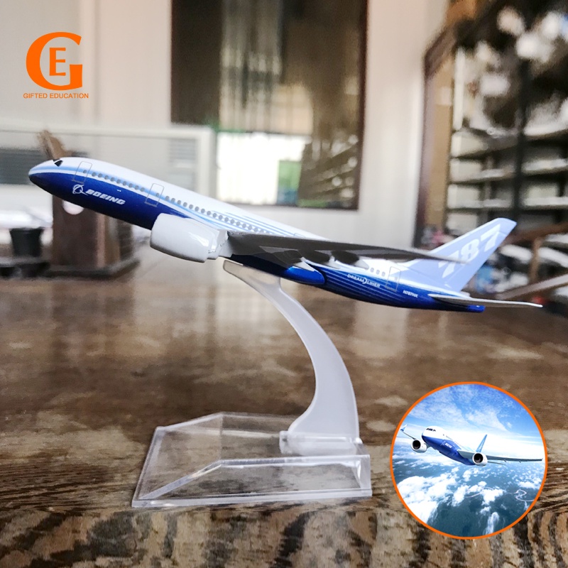 Boeing 787 โมเดลเครื่องบินอัลลอย B787 พร้อมขาตั้ง | Shopee Thailand