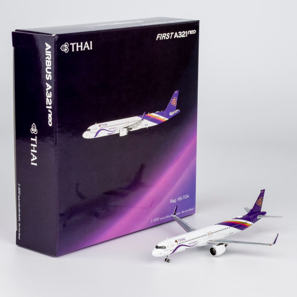 13148 Alloy Collectible Plane ของขวัญ NG รุ่น 1:400 การบินไทย "StarAlliance" Airbus A321neo Diecast Aircraft Jet Model Reg: HS-TOA