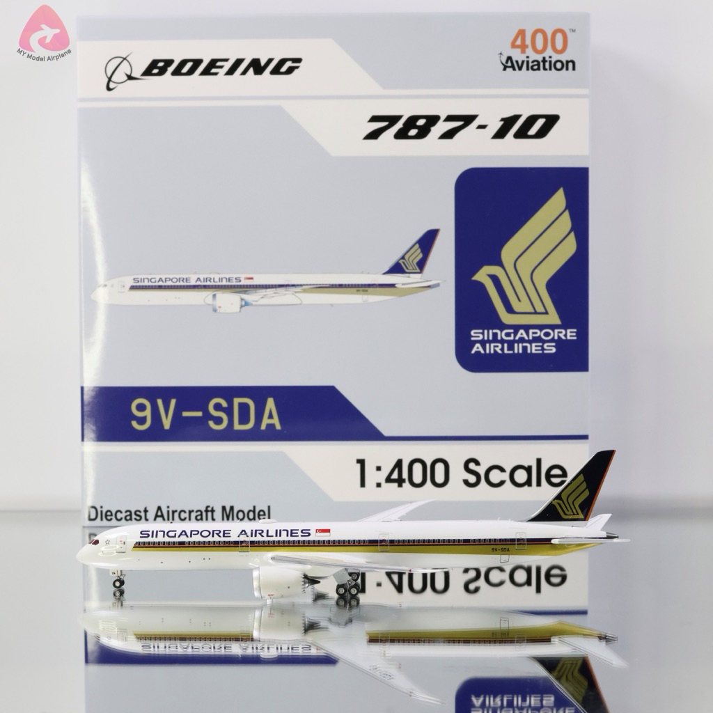 โมเดลเครื่องบิน Singapore Airlines B787-10 Dreamliner 9V-SDA [AV4393] Aviation400 1:400 [พร้อมส่ง] | Shopee Thailand