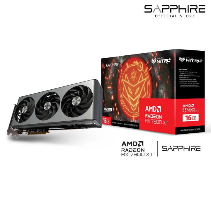 NITRO+ AMD Radeo RX 7800 XT 16GB - การ์ดจอ | Lazada Thailand