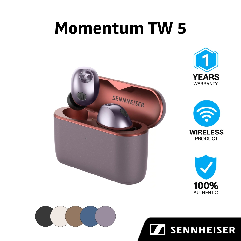 Sennheiser MOMENTUM True Wireless 5 หูฟังไรสายแบบ True Wireless ดีไซน์ล้ำสมัย มาพร้อม Dolby Atmos® และระบบตัดเสียงรบกวน