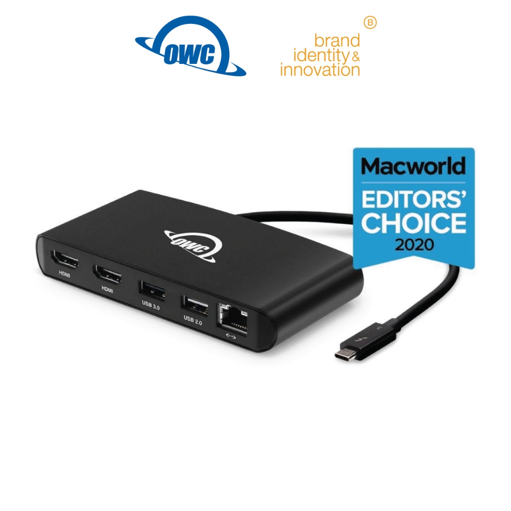 OWC 5 Port Thunderbolt 3 min-Dock 2 x HDMI | Shopee Thailand