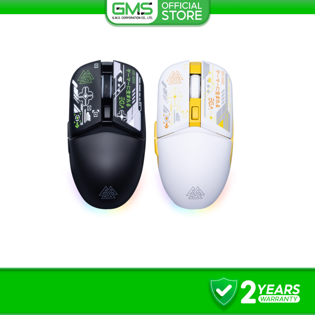 [ประกัน 1ปี] EGA Type M16 เมาส์ไร้สาย เชื่อมต่อ Bluetooth/2.4Ghz เสียงคลิกเงียบ สำหรับทำงาน