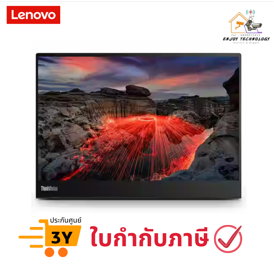 จอพกพาแบบสัมผัส Lenovo ThinkVision M14t Gen 2 ขนาด 14 นิ้ว (63FDUAR6WW) ประกันศูนย์ | Shopee Thailand