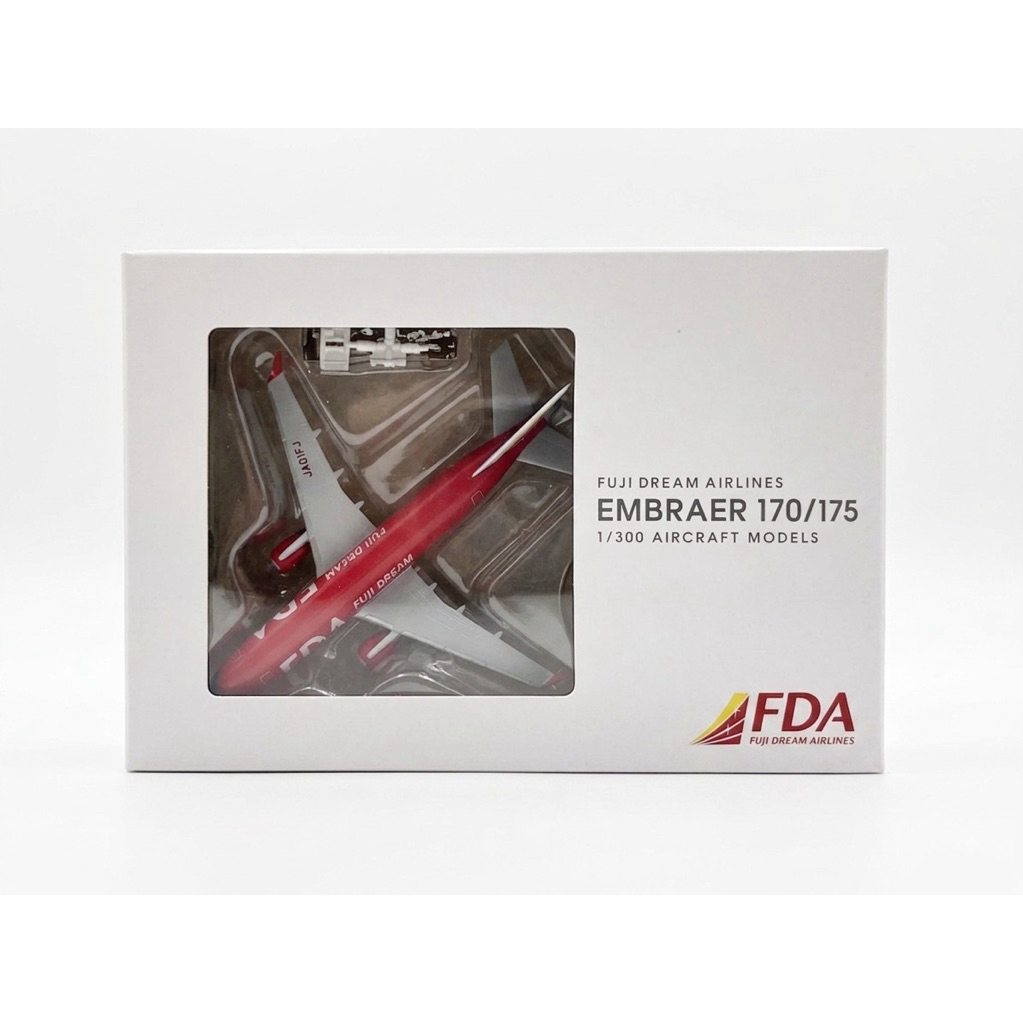 F-toys 1/300 Fuji Dream Airlines เครื่องบินโดยสาร Embraer 170/175 สีแดง | Shopee Thailand