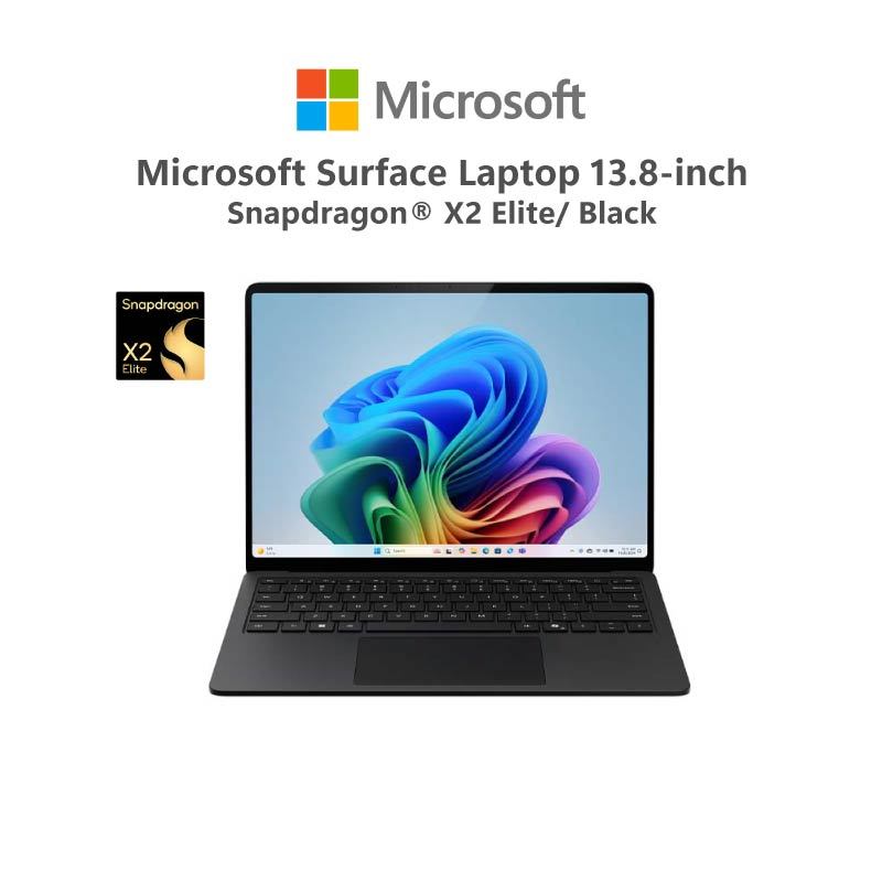 Surface Laptop 13.8-inch/Snapdragon X2 Elite/16GB/512GB/Black/Windows 11 Home | Shopee Thailand