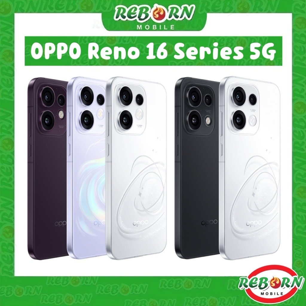 ใหม่ OPPO Reno 16 series | 16F | 16 5G | 16 Pro ศูนย์ไทย | reno 13 14 15 series เคลียสต๊อก by RebornMobile | Shopee Thailand