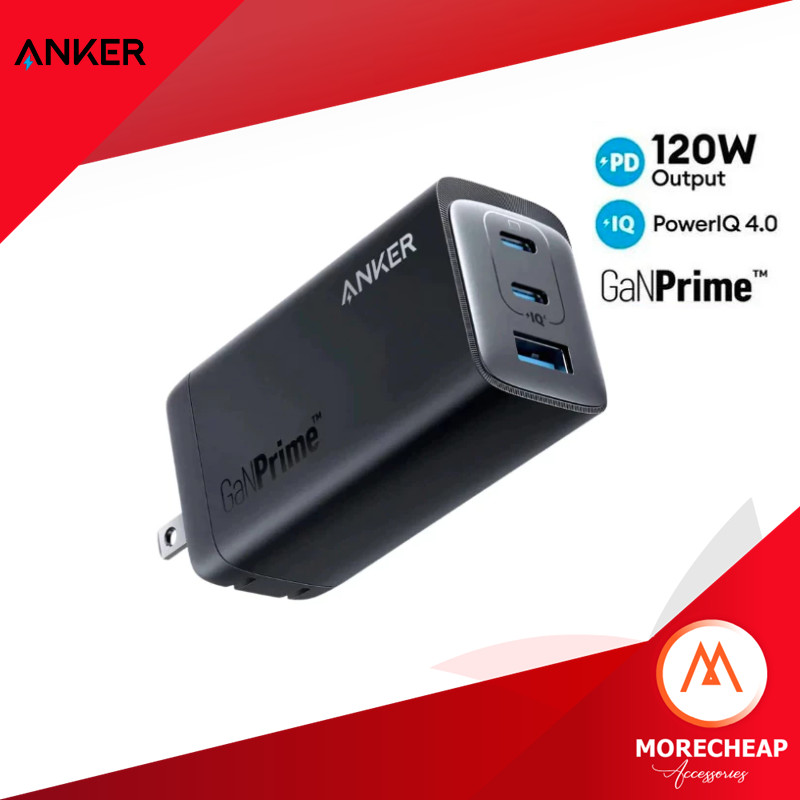 🔥ถูก/แท้🔥Anker 737 Charger GaNPrime 120W 3 Port FastCharge | Shopee Thailand