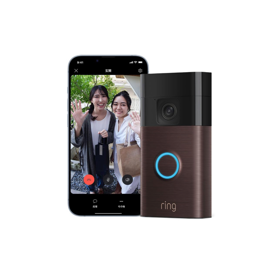 Ring Battery Doorbell กริ่งประตูอัจฉริยะ กล้องวงจรปิดติดประตูไร้สาย สี Venetian Bronze [แท้ 100%] | Shopee Thailand