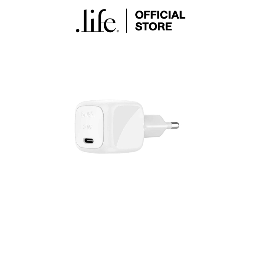BELKIN หัวชาร์จ BoostCharge Compact USB-C Wall Charger 30W TH | by Dotlife | Shopee Thailand