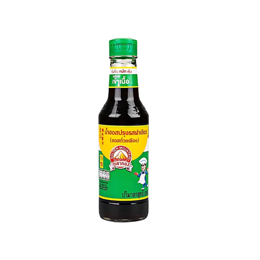 ภูเขาทอง ซอสปรุงรสฝาเขียว Golden Mountain Green Cap Sauce 200ml. | Shopee Thailand